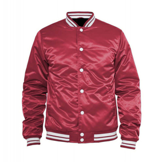 Satin Varsity Jacket